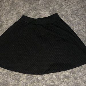 black skirt
